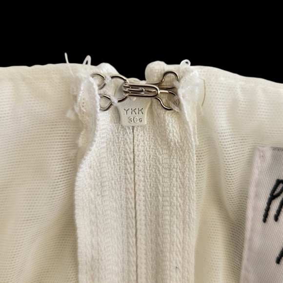 NWT Princess Polly Bustier Corset Top Ivory/White Mesh Boned Festival Top Size 6 - Picture 11 of 13